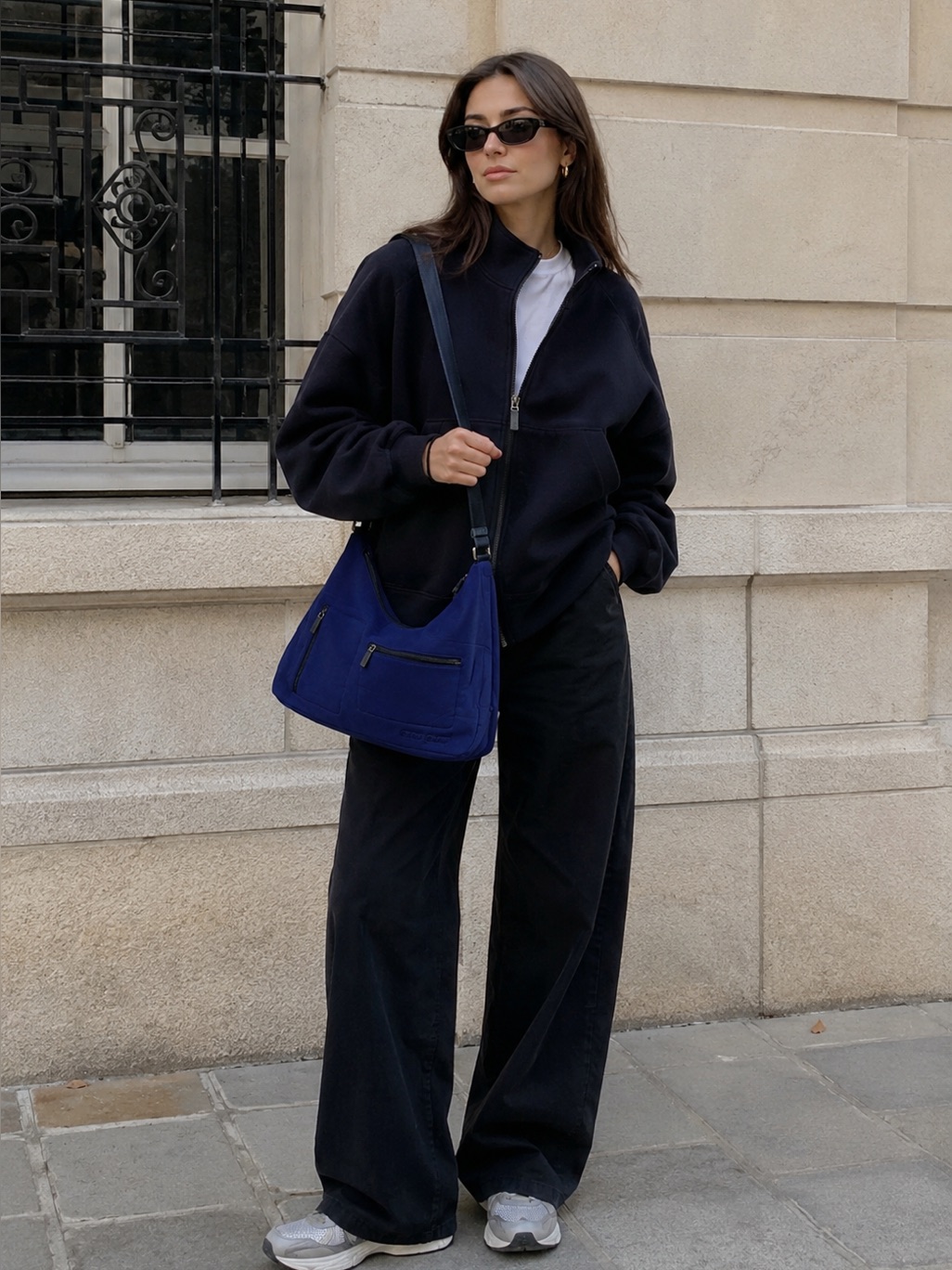 Miu Miu Navy Blue Neoprene Bag 1999-2000 Rare